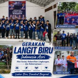 Sinergi Pemkab dan Demokrat Boltim Hidupkan Semangat Gotong Royong Lewat Aksi Bersih Danau Mooat