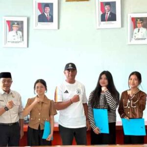 Tiga Mahasiswa Penerima Beasiswa Kedokteran Boltim Siap Mengabdi, Tanda Tangani Komitmen Bersama Pemkab