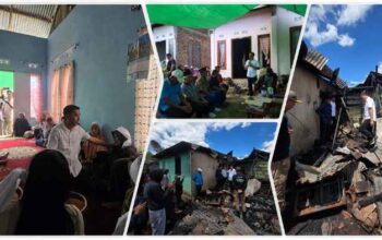 Wabup Argo Sumaiku Tinjau Lokasi Kebakaran di Bongkudai