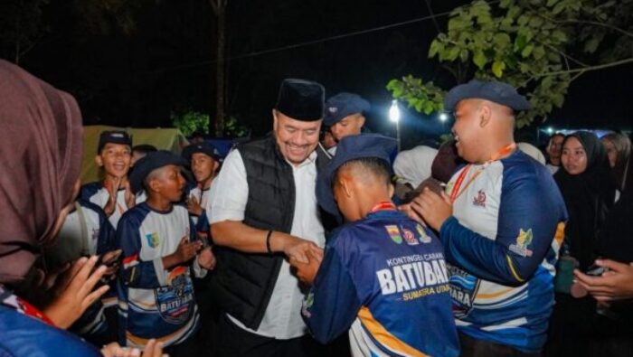 Beri Motivasi, Bupati Batu Bara Temui Kontingen Pramuka di Jambore Daerah Sumut XI