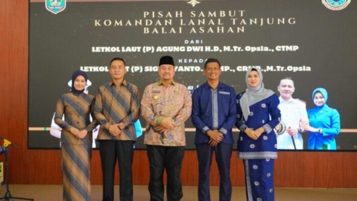 Bupati Batu Bara Hadiri Pisah Sambut Komandan Lanal Tanjung Balai Asahan