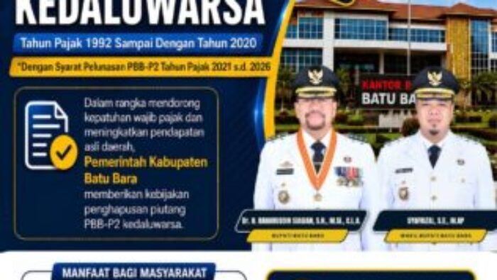 Tunggakan PBB 29 Tahun Dihapus! Pemkab Batu Bara Buka Program Pemutihan