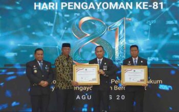 Bupati Boltim Terima Tiga Penghargaan dari Kementerian Hukum, Bukti Komitmen Reformasi Hukum
