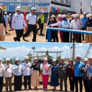 Bupati Oskar Manoppo Dampingi Ketua Komisi IX DPR RI Tinjau Pembangunan RSUD Boltim