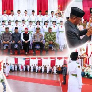 Bupati Oskar Manoppo Kukuhkan Paskibraka Boltim 2026, Tekankan Integritas dan Nasionalisme