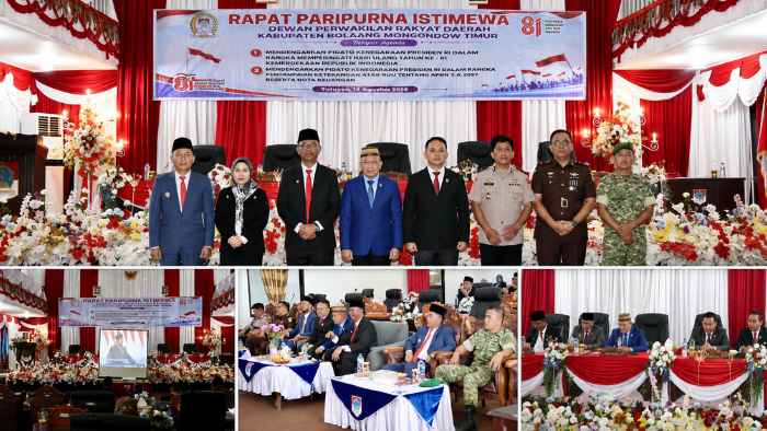 Bupati Oskar Manoppo dan Wabup Argo Sumaiku Hadiri Paripurna DPRD Boltim, Bahas Arah Kebijakan Nasional