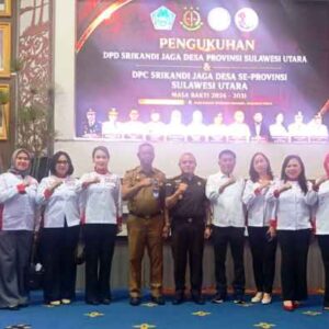 Bupati Oskar Manoppo dan Wabup Argo Sumaiku Hadiri Pengukuhan Srikandi Jaga Desa se-Sulut