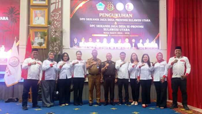 Bupati Oskar Manoppo dan Wabup Argo Sumaiku Hadiri Pengukuhan Srikandi Jaga Desa se-Sulut