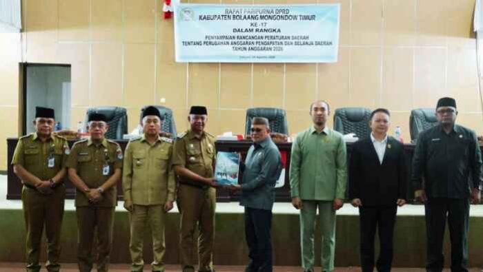 Bupati Oskar Manoppo dan Wabup Boltim Hadiri Rapat Paripurna Penyampaian Nota Keuangan Perubahan APBD 2026