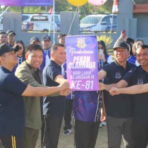 Bupati Ronald Kandoli Hadiri Pembukaan Pekan Olahraga Hari Lahir Kejaksaan RI ke-81