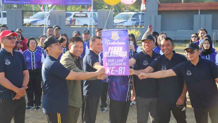 Bupati Ronald Kandoli Hadiri Pembukaan Pekan Olahraga Hari Lahir Kejaksaan RI ke-81