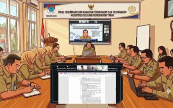 Disperkimtan Boltim Ikuti Sosialisasi Program Bedah Rumah, Siap Sesuaikan Aturan Baru