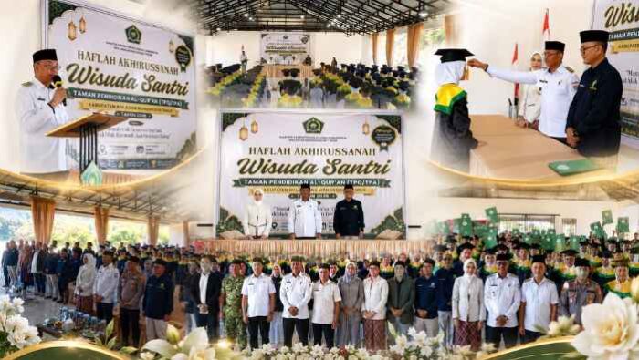 Hadiri Wisuda Santri se-Boltim, Bupati Oskar Manoppo Dorong Anak Terapkan Nilai Al-Qur’an
