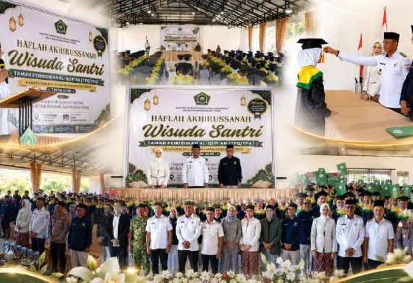 Hadiri Wisuda Santri se-Boltim, Bupati Oskar Manoppo Dorong Anak Terapkan Nilai Al-Qur’an