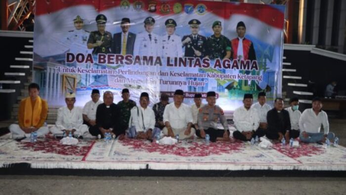 Doa Bersama Lintas Agama Digelar di Ketapang, Wujud Ikhtiar Memohon Keselamatan dan Turunnya Hujan