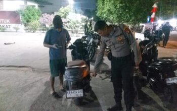 UKL Polres Ketapang Gelar Oprasi Knalpot Brong Dan Balap Liar Di Kota Ketapang