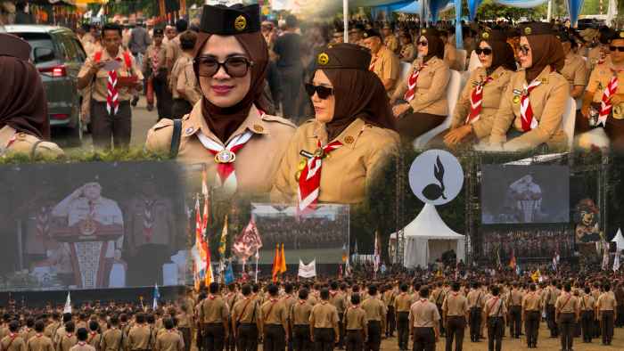 Ketua Kwarcab Boltim Hadiri Pembukaan Jambore Nasional XII di Cibubur
