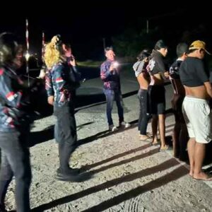 Patroli Malam URC Resmob Polres Boltim Sasar Lokasi Rawan