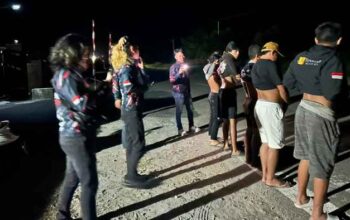 Patroli Malam URC Resmob Polres Boltim Sasar Lokasi Rawan
