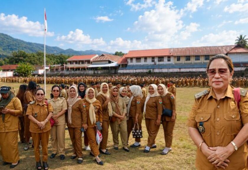 Perangkat Desa Bentenan Indah Resmi Dikukuhkan, Hukum Tua Tekankan Integritas dan Pelayanan