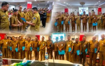 Sekda Boltim Hadiri Penyerahan Dokumen CPNS Lulusan IPDN Angkatan XXXIII di Kantor Gubernur Sulut