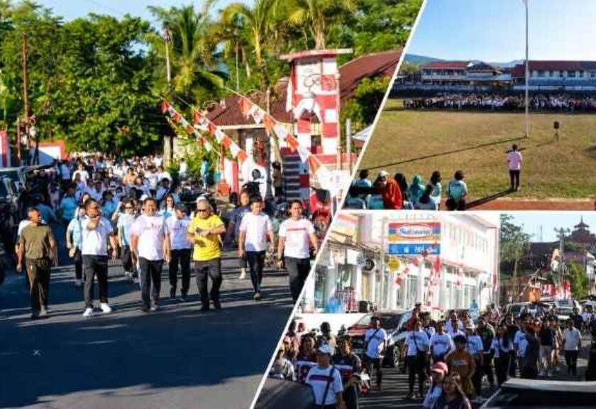 Semarak HUT ke-81 RI di Mitra Dibuka dengan Jalan Sehat dan Gerakan Hidup Sehat