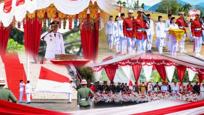 Upacara HUT ke-81 RI di Boltim, Bupati Oskar Manoppo Ajak Masyarakat Teruskan Semangat Kemerdekaan