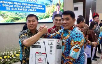 Wakil Bupati Boltim Hadiri Rakerda Pertanian Sulut, Terima Bantuan Alsintan