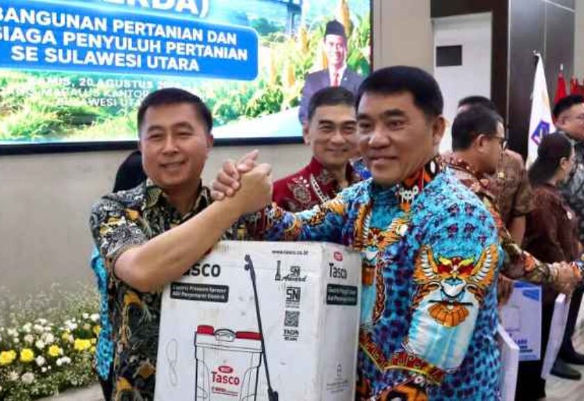 Wakil Bupati Boltim Hadiri Rakerda Pertanian Sulut, Terima Bantuan Alsintan