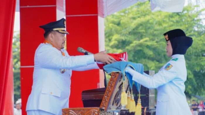 Pimpin Upacara HUT ke-81 RI, Bupati Baharuddin: Jaga Semangat Nasionalisme
