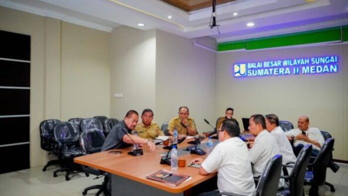 Perkuat Infrastruktur Pertanian, Bupati Batu Bara Koordinasi dengan BBWS Sumut