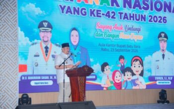 Peringati Hari Anak Nasional, Bupati Batu Bara Ajak Bersinergi Wujudkan Generasi Berakhlak Mulia