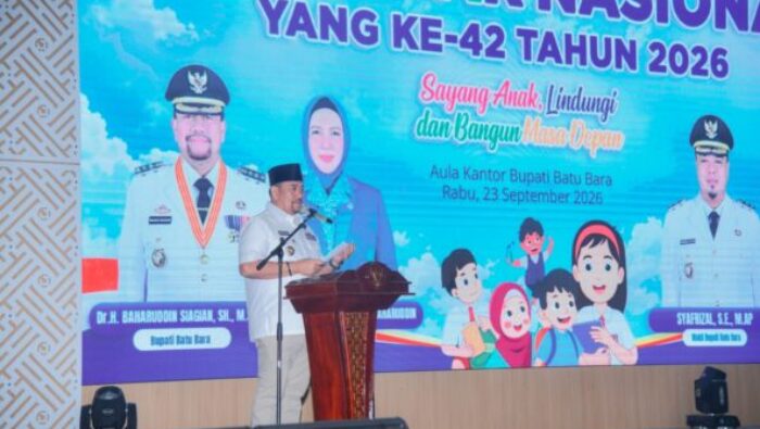 Peringati Hari Anak Nasional, Bupati Batu Bara Ajak Bersinergi Wujudkan Generasi Berakhlak Mulia