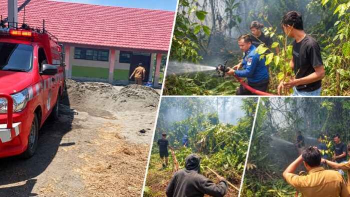 Damkar Boltim Klarifikasi Video Armada Terparkir Saat Kebakaran di Motongkad
