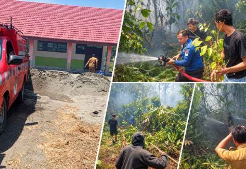 Damkar Boltim Klarifikasi Video Armada Terparkir Saat Kebakaran di Motongkad