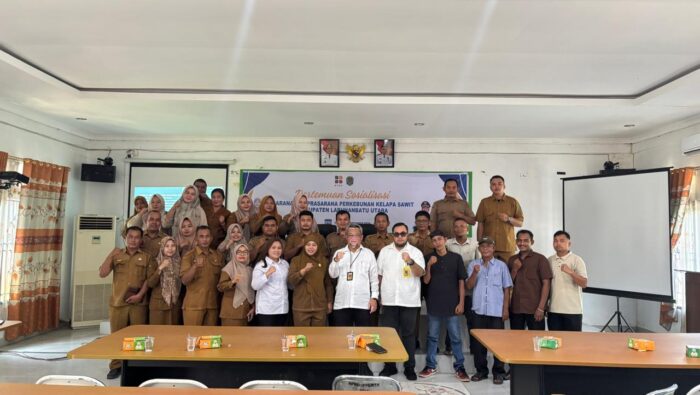 BPN Labuhanbatu Sebut Pentingnya Status Tanah Di Sosialisasi Sarpas Kebun Sawit