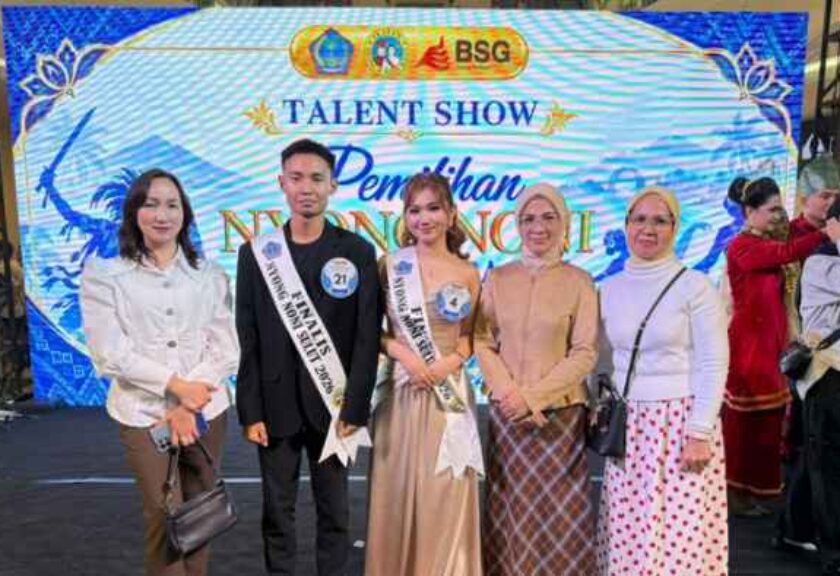 Ketua TP-PKK Boltim Dukung Arjuna dan Giselle di Talent Show Nyong Noni Sulut 2026