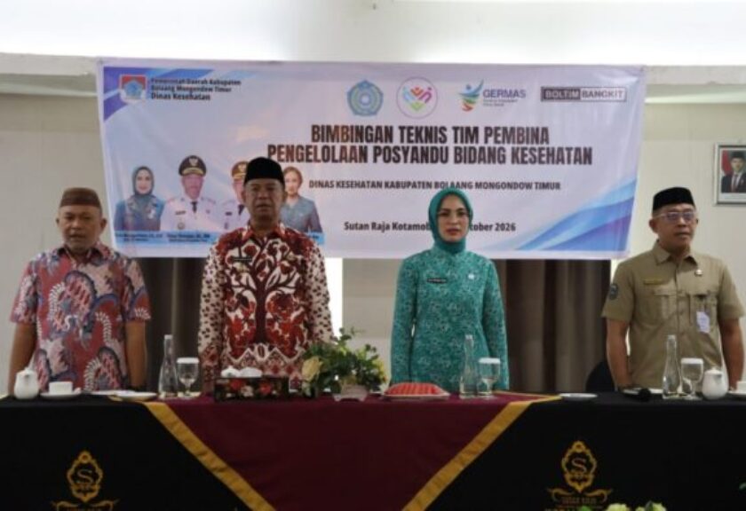 Bupati Oskar Manoppo Buka Bimtek Posyandu Boltim 2026, Tekankan Layanan Sepanjang Siklus Hidup