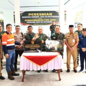 Bupati Oskar Manoppo dan Wabup Argo Sumaiku Hadiri Peresmian Renovasi Koramil Kotabunan