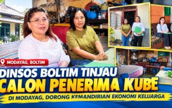 Dinsos Boltim Awasi Calon Penerima KUBE di Modayag, Pastikan Bantuan Tepat Sasaran