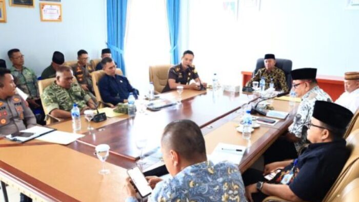 Forkopimda Boltim Bahas 5 Isu Strategis, dari Cuaca Ekstrem hingga Pemilihan Sangadi