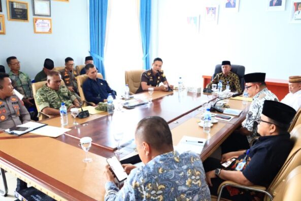 Forkopimda Boltim Bahas 5 Isu Strategis, dari Cuaca Ekstrem hingga Pemilihan Sangadi