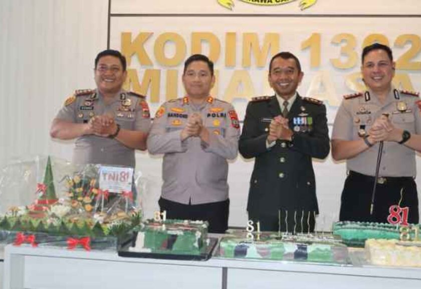 HUT TNI ke-81, Kapolres Mitra Tegaskan Soliditas TNI-Polri Harus Terus Dijaga