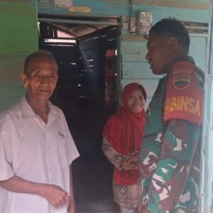 Kepedulian Satgas TMMD ke-130, Tukirin Kini Miliki Harapan Baru dan Dokumen Kependudukan