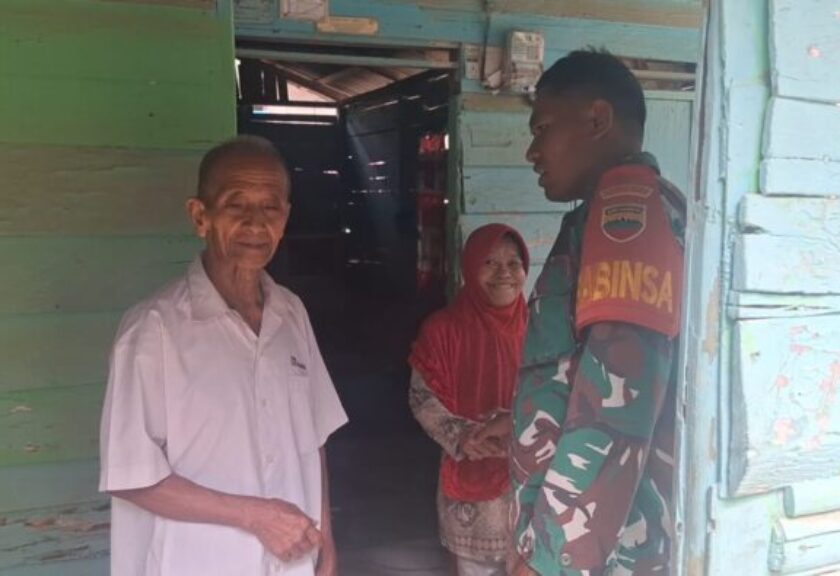 Kepedulian Satgas TMMD ke-130, Tukirin Kini Miliki Harapan Baru dan Dokumen Kependudukan