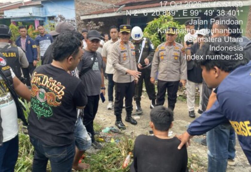 Berantas Peredaran Narkoba, Polres Labuhanbatu Amankan Dua Pengedar di Pendoan Bersama Sabu dan Timbangan Elektrik