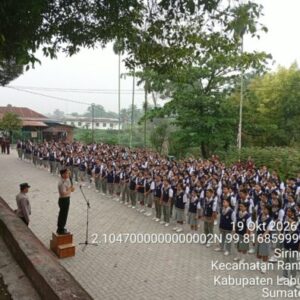 Wakapolres Labuhanbatu Himbau Siswa SMA Swasta RK Bintang Timur Jauhi Penyalahgunaan Narkotika