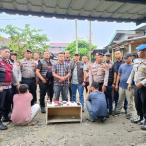 Operasi Sarang Narkoba Polres Labuhanbatu dan BNNK Labura Amankan Dua Pria Beserta Barang Bukti Sabu
