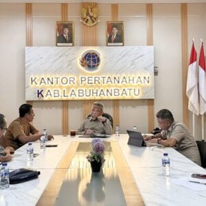 Bangun Pelayanan Pertanahan yang Responsif, Kantah Labuhanbatu Perkuat Koordinasi Internal dan Eksternal