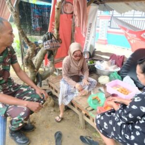 Duduk Bersama Warga, Satgas TMMD ke-130 Kodim 0209/LB Pererat Kemanunggalan TNI dan Rakyat